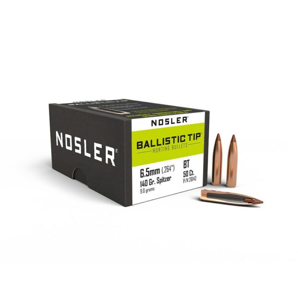 Nosler Bullets 6.5mm 100g Ballistic Tip Box 50
