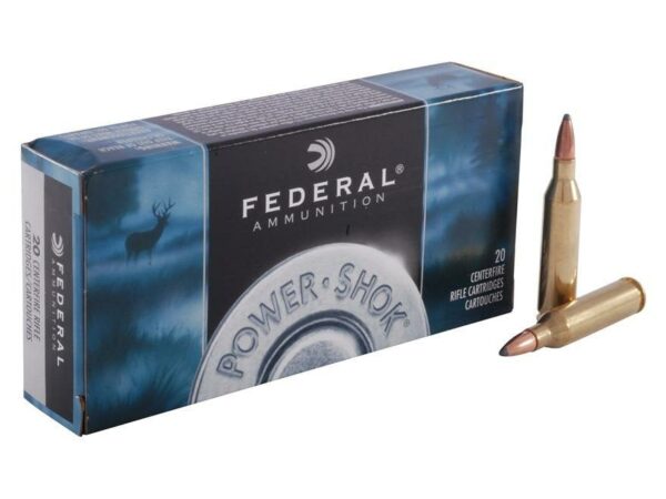 Federal .243 Ammo Power Shock SP 80G Box 20
