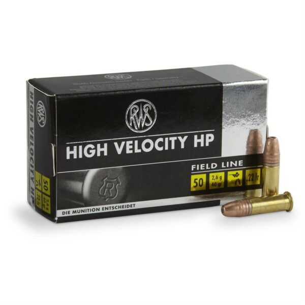 RWS Rifle Ammo 22LR HVHP 50pk