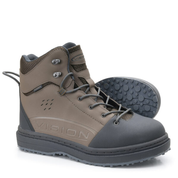 Vision Koski Gummi Wading Boots Brown