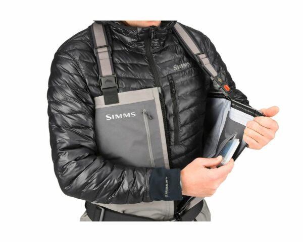 Simms G4 Zip S/Foot Chest Waders Slate - Image 5
