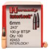 Hornady Bullets .243/6mm 100g Interlock
