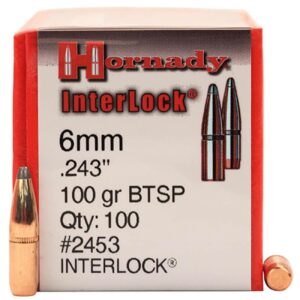Hornady Bullets .243/6mm 100g Interlock