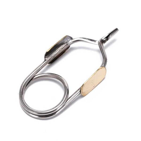 Hackle Plier Easy Grip Deluxe Brass & Stainless Steel