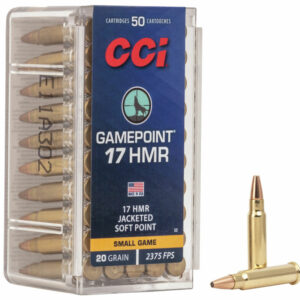 CCI .17HMR Ammo TNT H/Point 17G Box 50