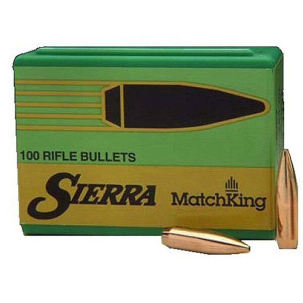 Sierra Bullets .224 Cal 52g Match King BTHP Box 100