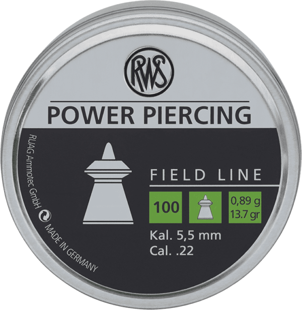 RWS .22Cal Powerpiercing 13.7Gn Tin 250