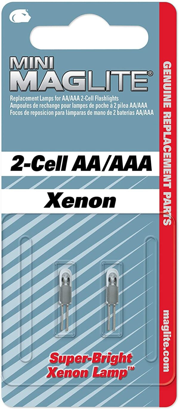 Mini Mag AAA Bulb 2 Pack