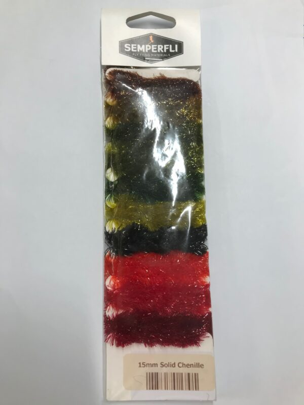 15mm Solid Chenille Mixed Pack