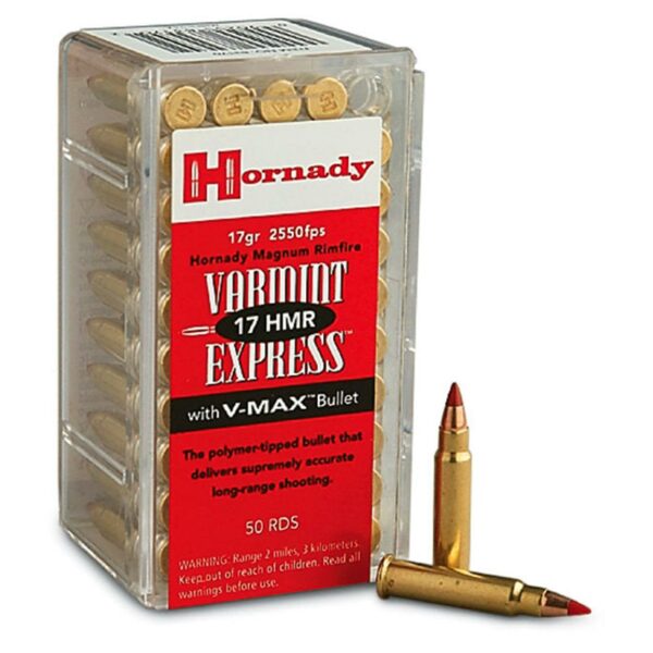 Hornady Rifle Ammunition 17HMR 17G V Max Box 50