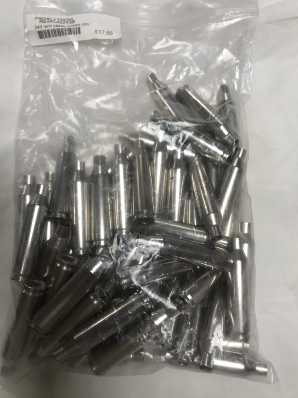 Remington .243 Nickled Cases (50)