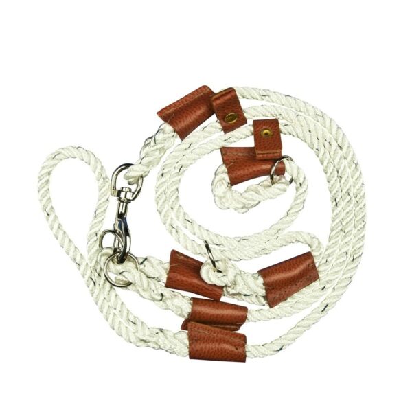 Doglead Field Trial Brace White/Leather