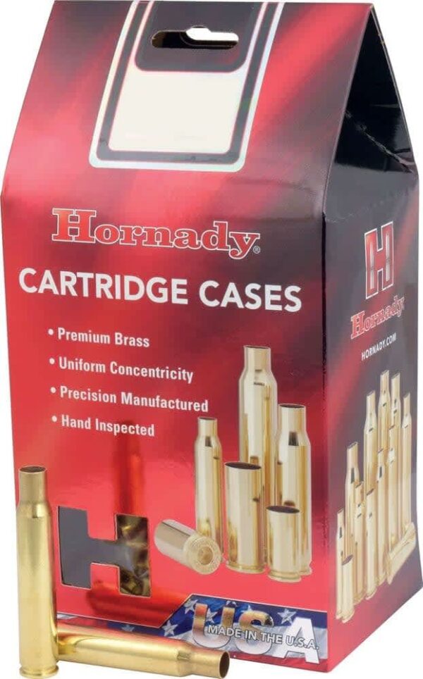Hornady Unprimed Brass Cases Pack of 50