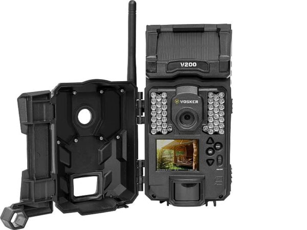 Vosker V200 LTE Solar Cell Camera Black