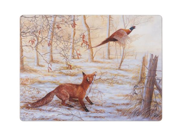 Placemat Fox and Pheasant
