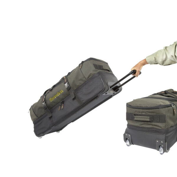 Snowbee XS Rolling Travel Bag with Wheels & Pull out Handle & Lockable Zip Base.