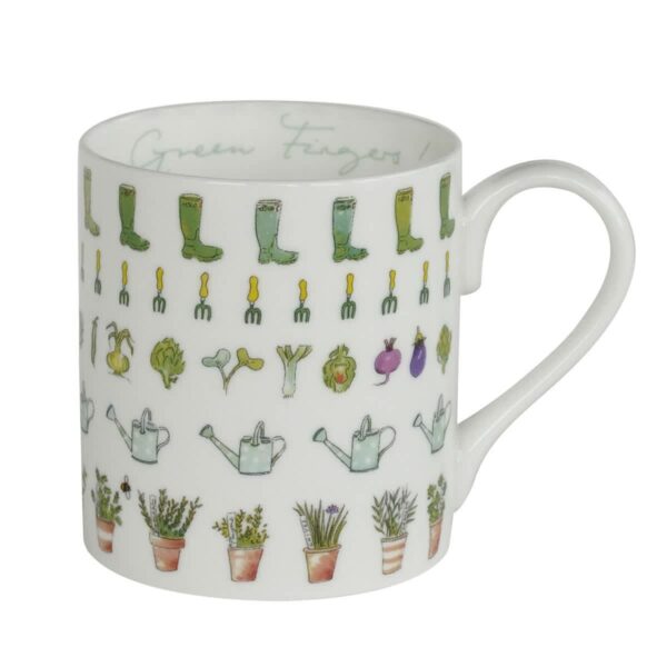 Sophie Allport Large Mug Green Fingers