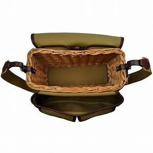 Brady Conway Creel /Fishing Bag in Khaki & French Tan - Fawcetts