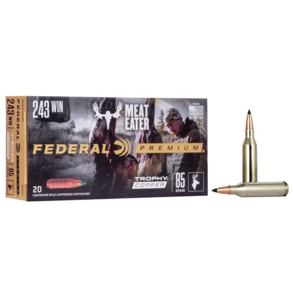Federal .243 Vital-Shok 85g Trophy Copper Tipped