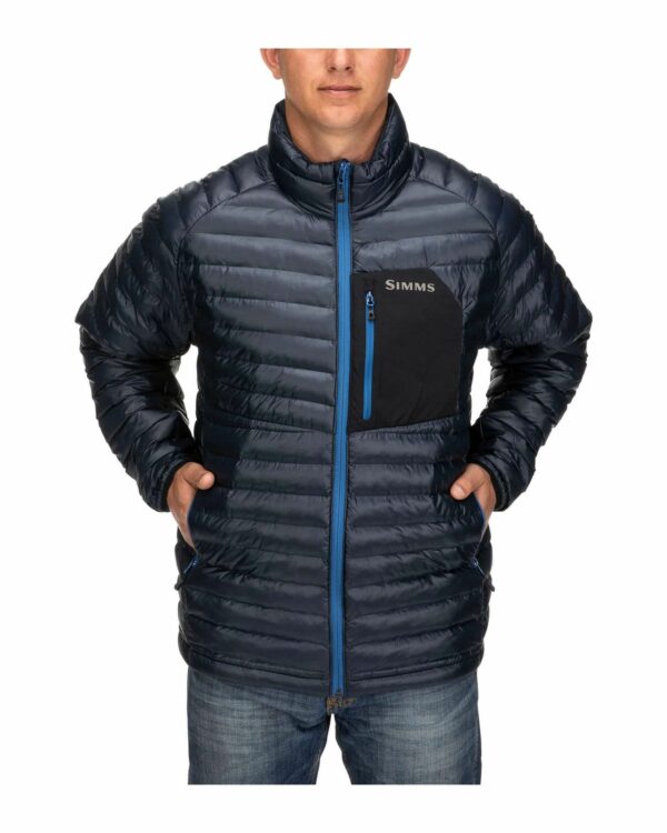Simms ExStream Jacket with Primaloft Silver Insulation in Admiral Blue - Image 2