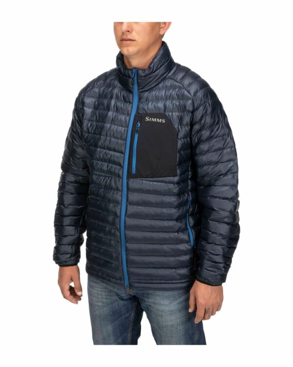 Simms ExStream Jacket with Primaloft Silver Insulation in Admiral Blue - Image 4
