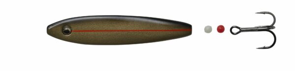 Hansen of Denmark Scadinavian  Hotshot in line  Lures Black/Gold 7.5cm 18 gram