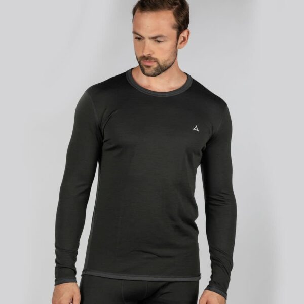 Schoffel Technical Crew Neck Base Layer in Charcoal