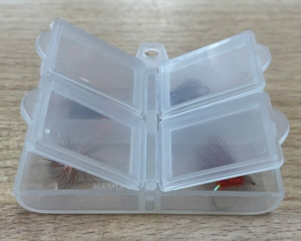 Snowbee 4 Compartment  Box 64 x 43 x 12 mm clear