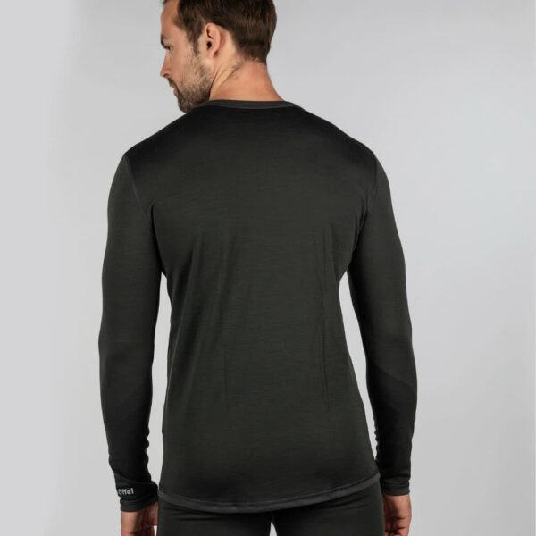 Schoffel Technical Crew Neck Base Layer in Charcoal - Image 2