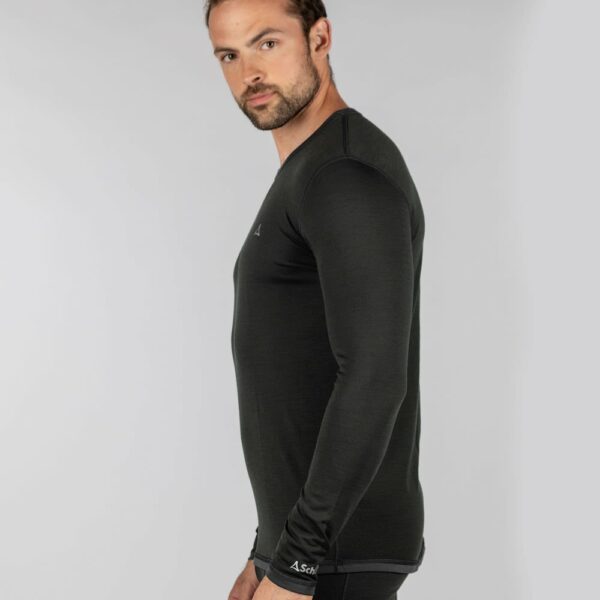 Schoffel Technical Crew Neck Base Layer in Charcoal - Image 5
