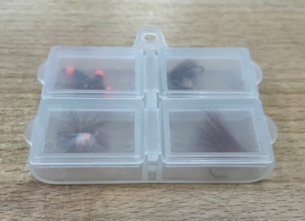 Snowbee 4 Compartment  Box 64 x 43 x 12 mm clear - Image 2
