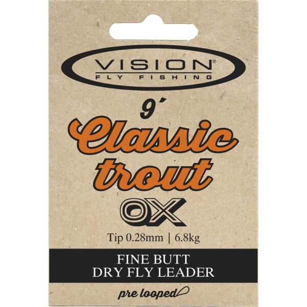 Vision Classic Tapered Leader 9'