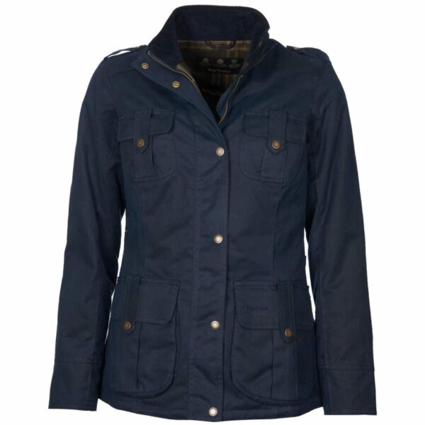 Barbour Winter Defence Jacket Navy Classic - Image 2