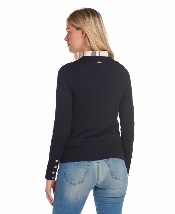 Barbour Ridley Knit Jumper Navy - Image 2