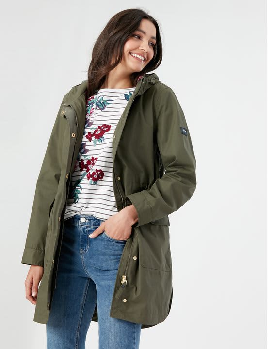 Joules Loxley Longline Waterproof Coat 