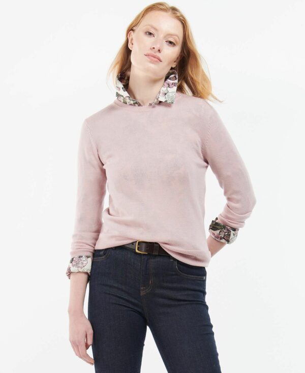 Barbour Ridley Knit Jumper Rosewater
