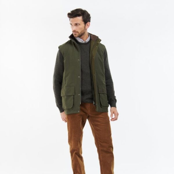 Barbour Farringdon Gilet Olive - Image 2