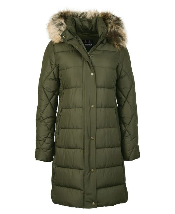 Barbour Daffodil Quilt Olive - Image 5