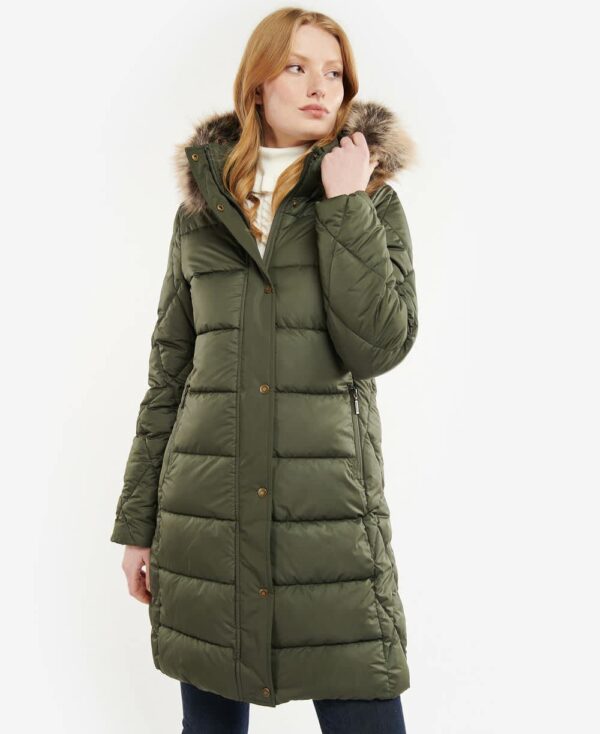 Barbour Daffodil Quilt Olive - Image 2