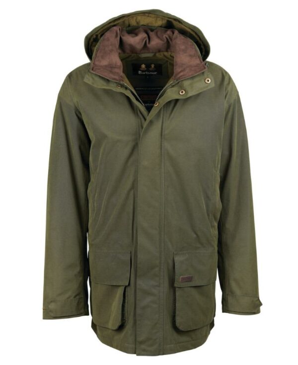 Barbour Beaconsfield Jacket Olive - Image 3