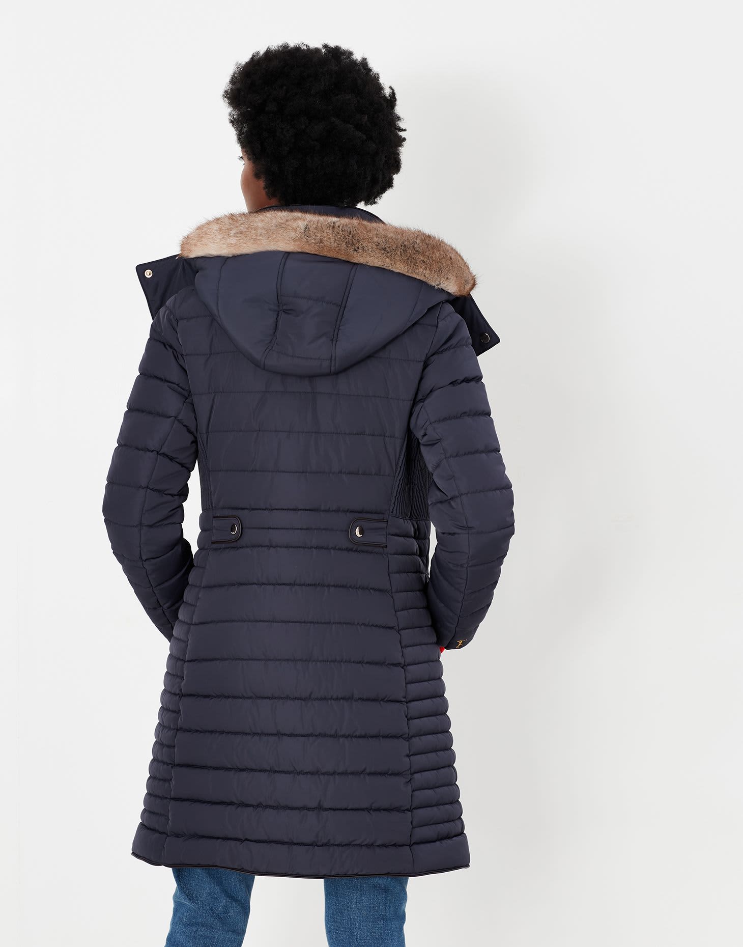 Joules Cherington Quilted Jacket Marine 