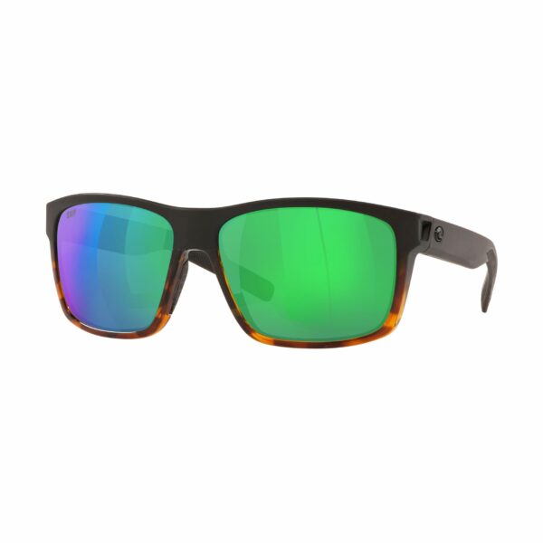 Costa Slack Tide Matte Blk Tortoise Green Mirror P