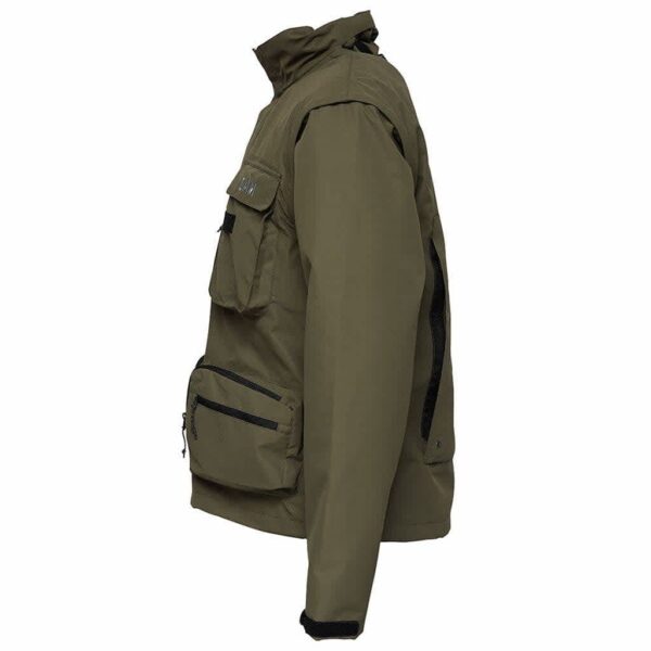 DAM Iconic Wading Jkt & Waistcoat  Olive - Image 3