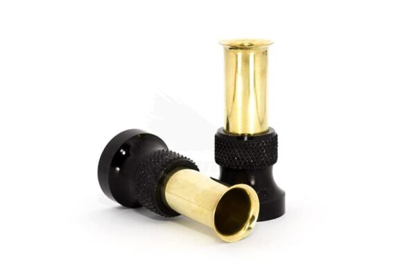 Hair Stacker Brass with Knurled Base Medium