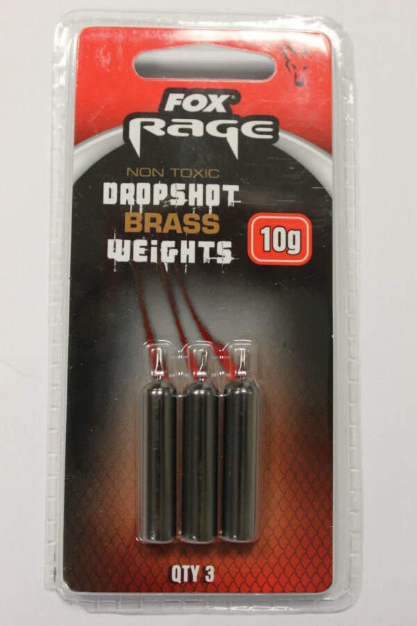 Fox Rage Brass Dropshot Weights 4pk