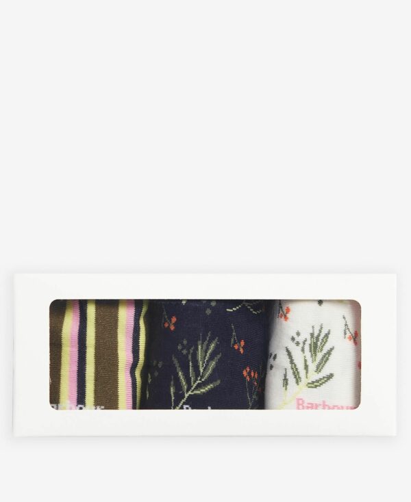 Barbour Woodland Sock Gift Set Multi - Image 2