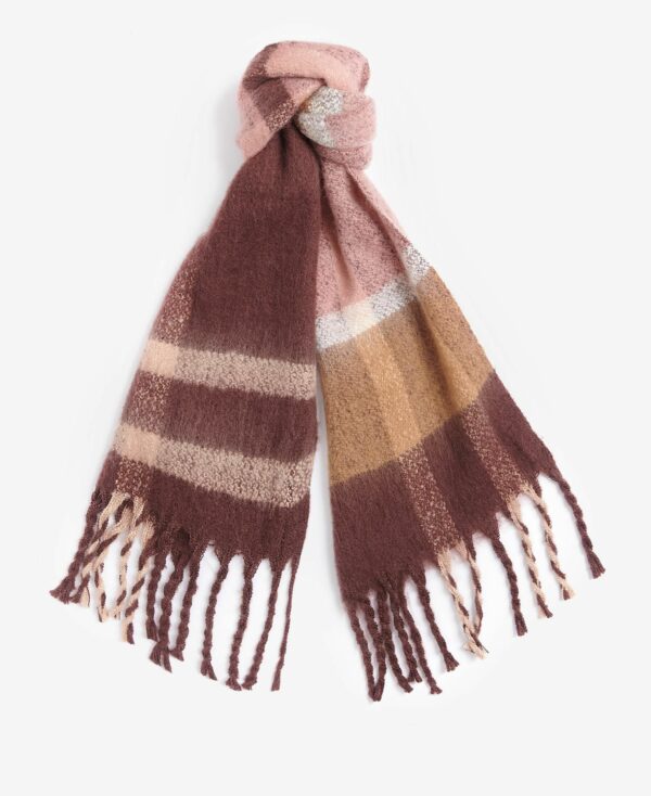 Barbour Isla Tartan Boucle Scarf - Image 3