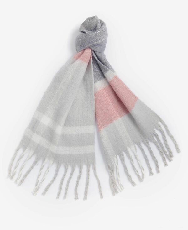 Barbour Isla Tartan Boucle Scarf - Image 4