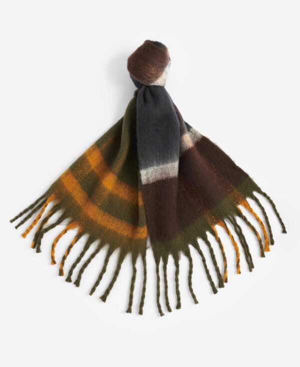 Barbour Isla Tartan Boucle Scarf - Image 2