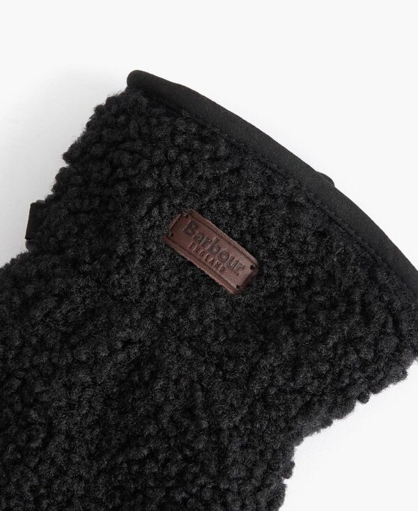 Barbour Eskdale Fleece Gloves Black - Image 3